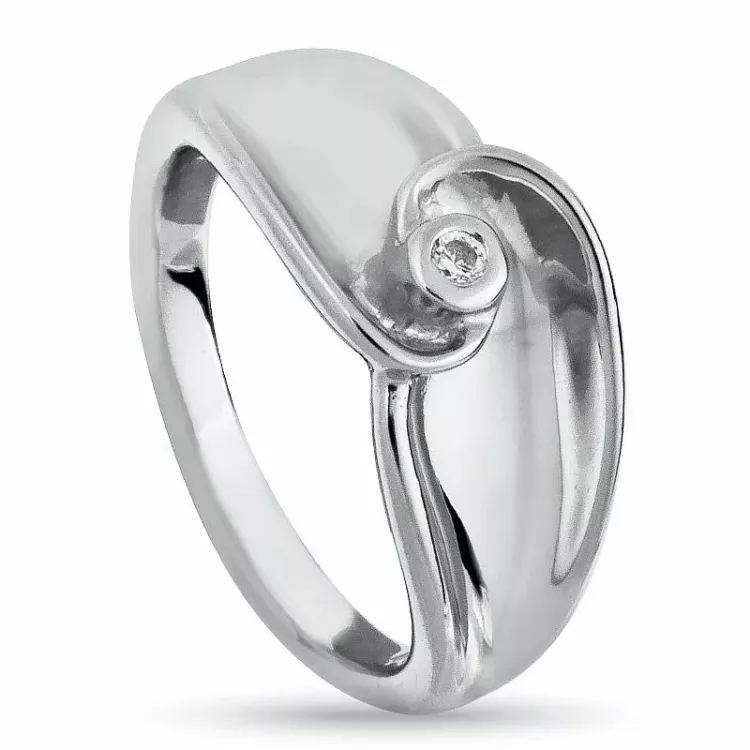 eenvoudige ring in zilver