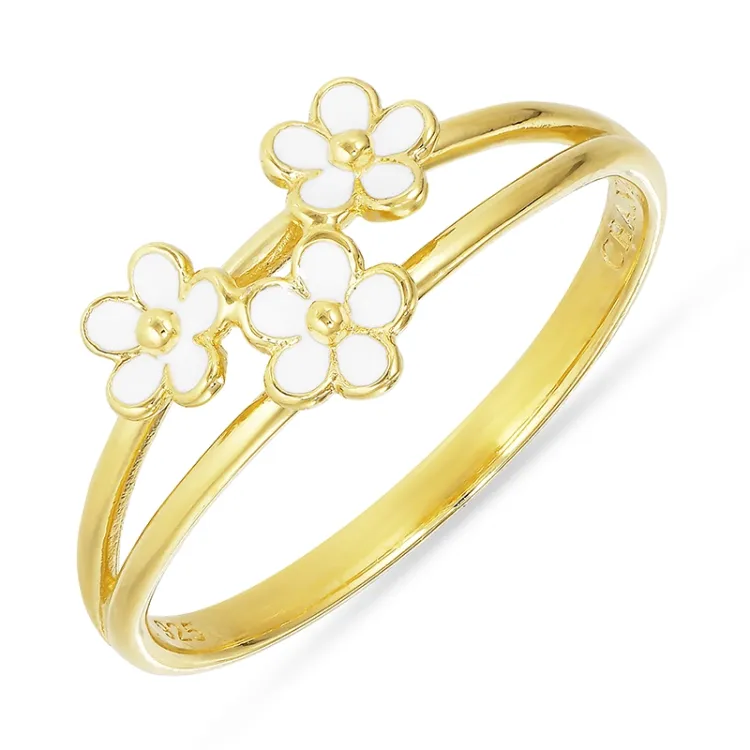 margriet ring in verguld sterlingzilver - Majse