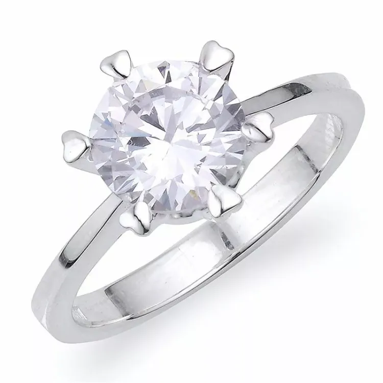 Groot ring in zilver