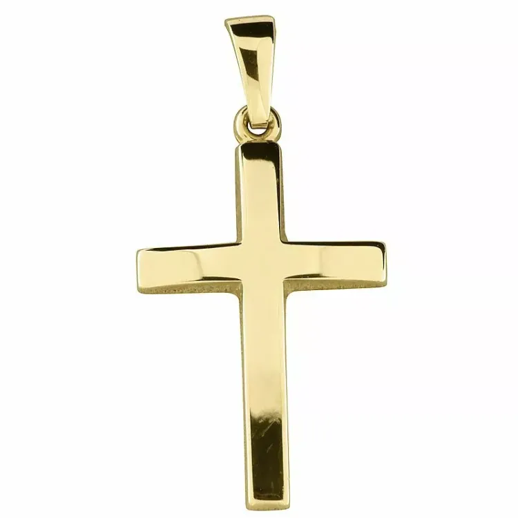 14 x 24 mm kruis hanger in 8 karaat goud - Amoré