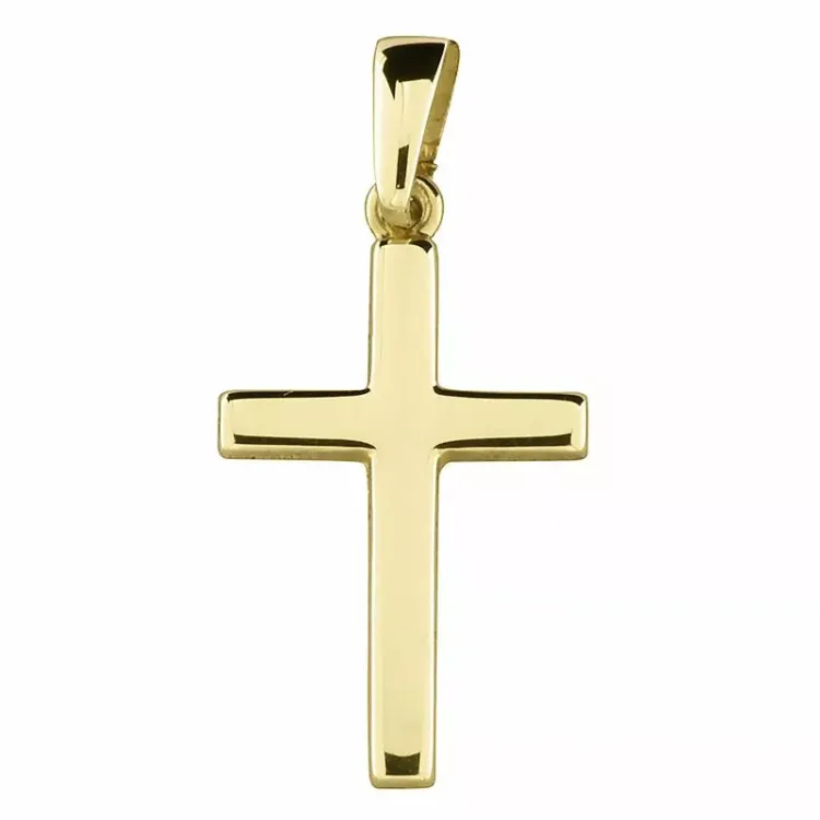 12 x 18 mm kruis hanger in 8 karaat goud - Amoré