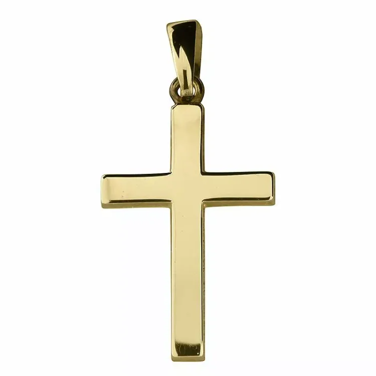 14 x 21 mm kruis hanger in 8 karaat goud - Amoré