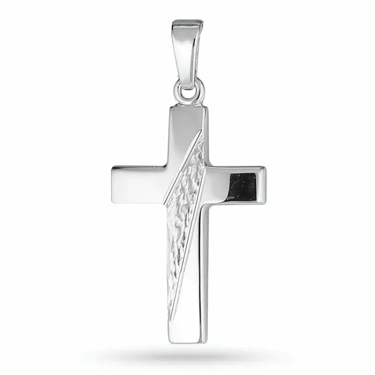 kruis hanger in zilver - Amoré