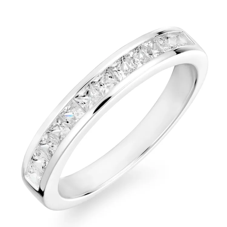 zirkoon mémoire ring in zilver