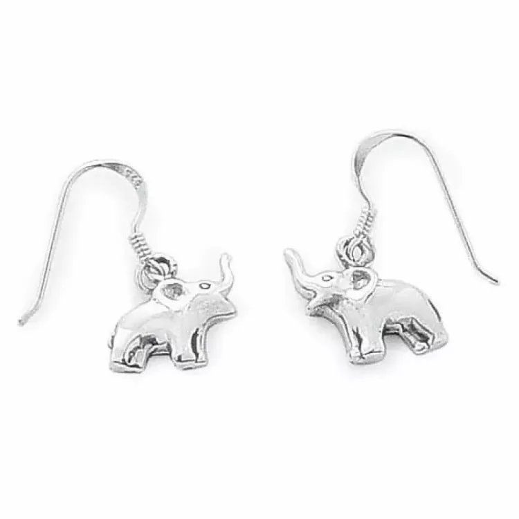 olifant zilver oorbellen in zilver - Little Ones