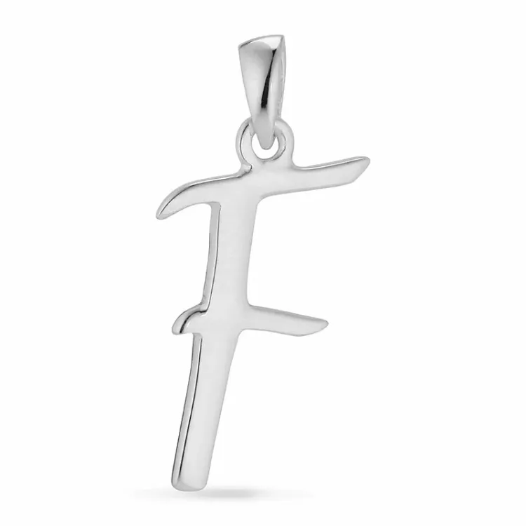 letter f hanger in zilver - My Letter