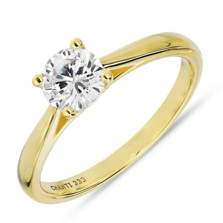 zirkoon ring in 8 karaat goud - Gold Collection