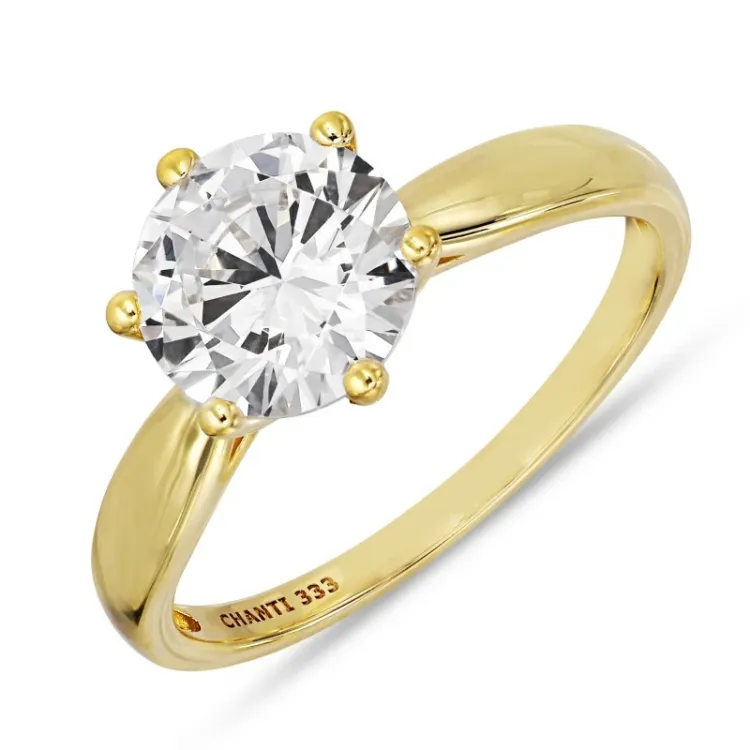 zirkoon ring in 8 karaat goud - Gold Collection