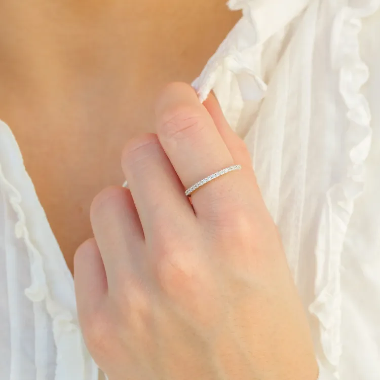 zirkoon ring in zilver