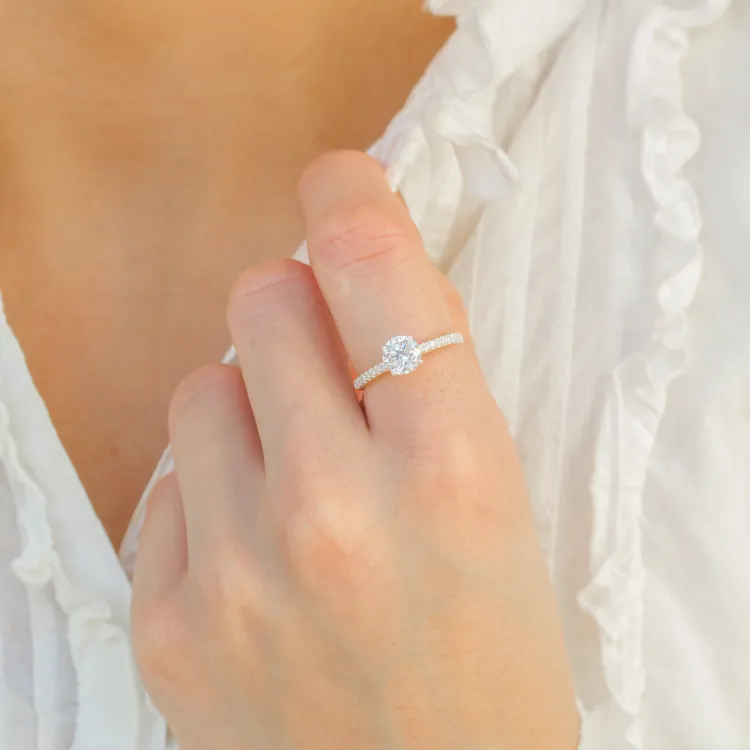 zirkoon ring in zilver
