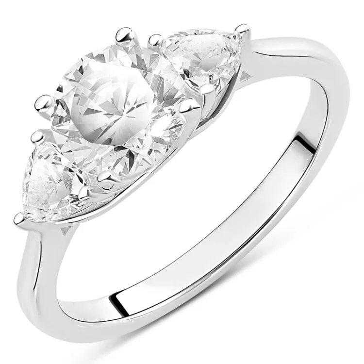 zirkoon ring in zilver
