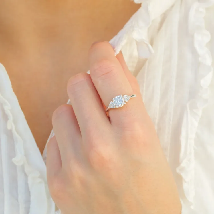 zirkoon ring in zilver