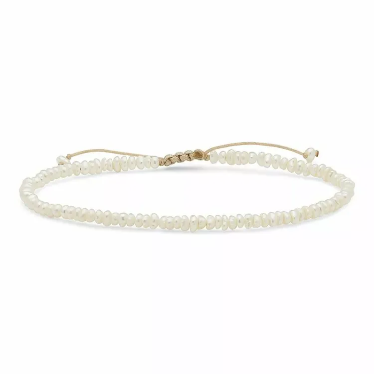 elegant witte parel armband met zoetwaterparel.