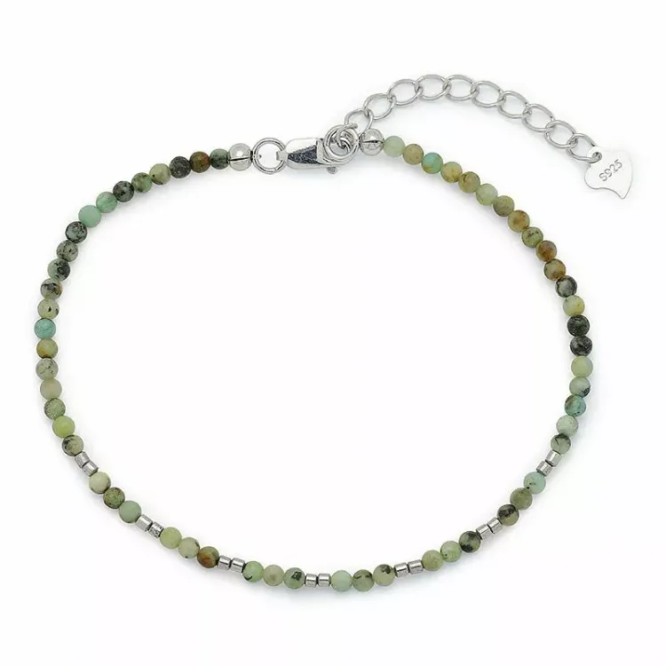 armband met steen en hematite - Loom Stones