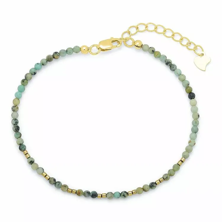 armband met steen en hematite - Loom Stones