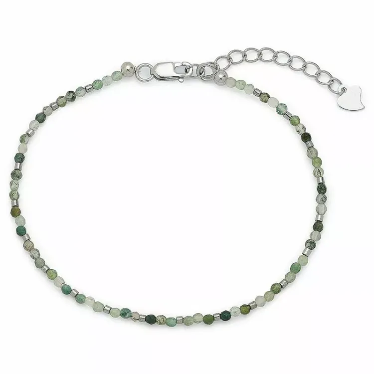 armband met agaat en hematite - Loom Stones