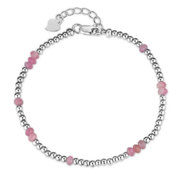 steen armband met hematite en kwarts - Loom Stones
