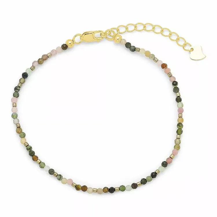 armband met toermalijn en hematite - Loom Stones