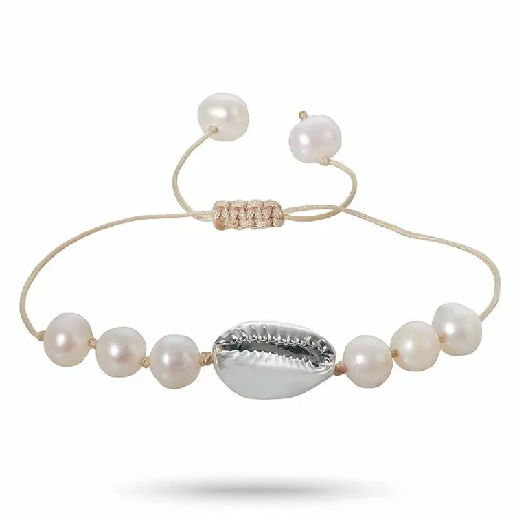parel mossel armband in madu armband 17 cm plus 4 cm x 12 mm