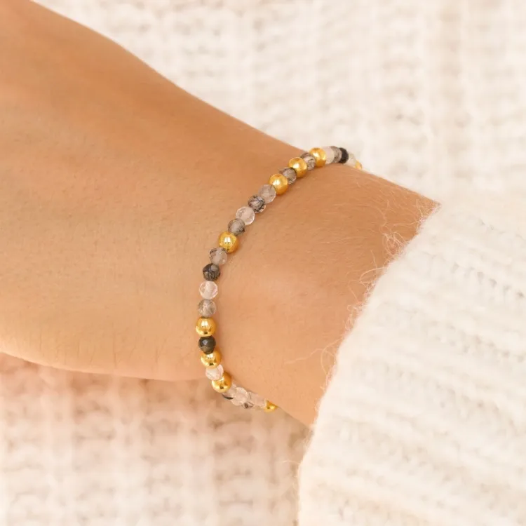 armband met kwarts - Loom Stones