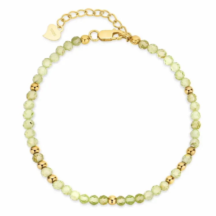 armband met peridoot - Loom Stones