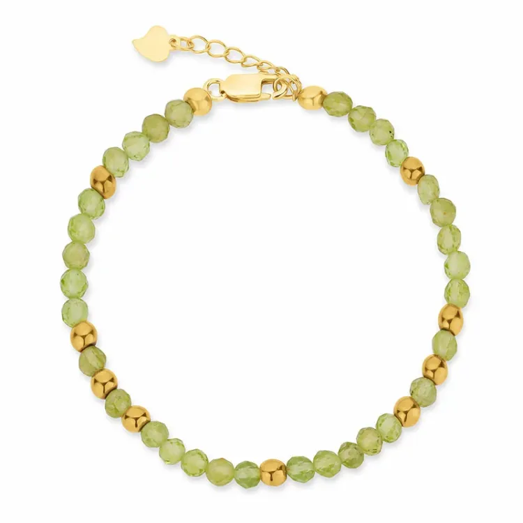armband met peridoot - Loom Stones