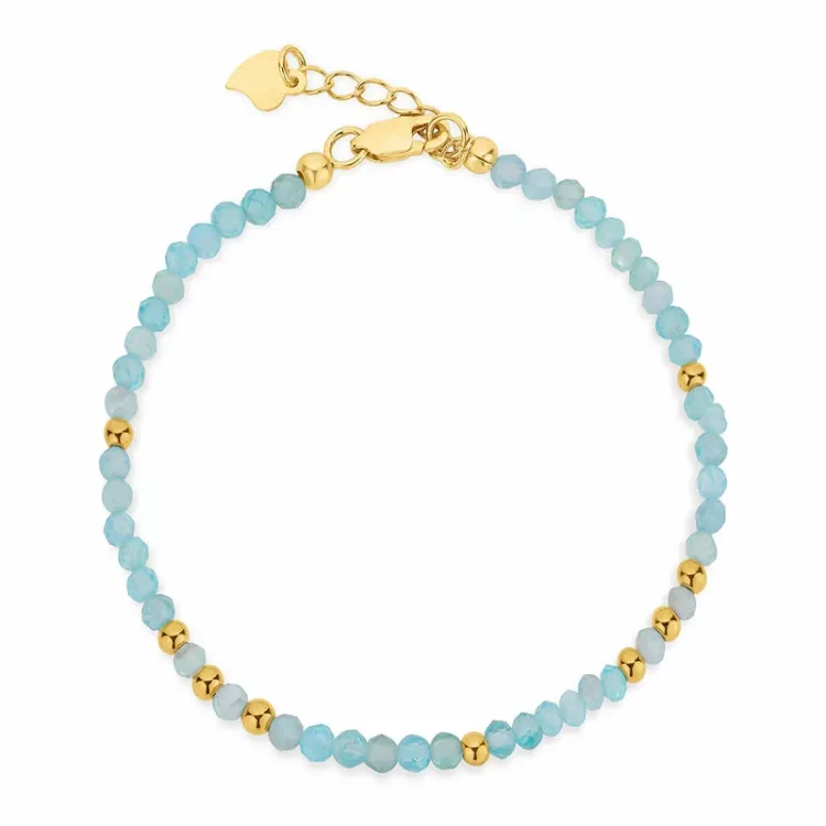 armband met apatiet - Loom Stones