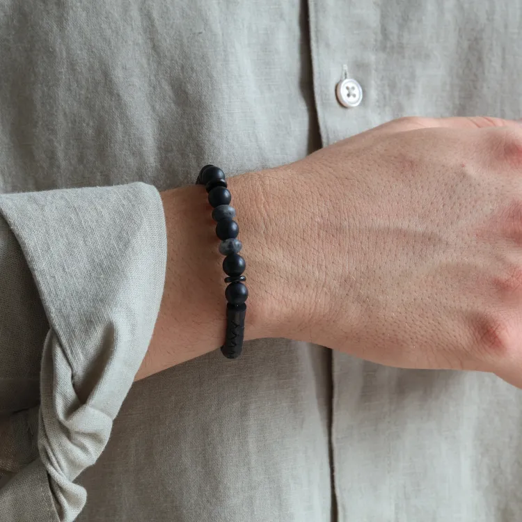 armband in leren  x 6,0 mm
