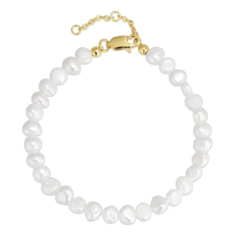 5,5 mm armband met zoetwaterparel