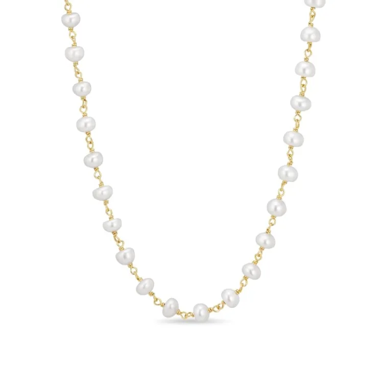 5,5 mm ketting met zoetwaterparel
