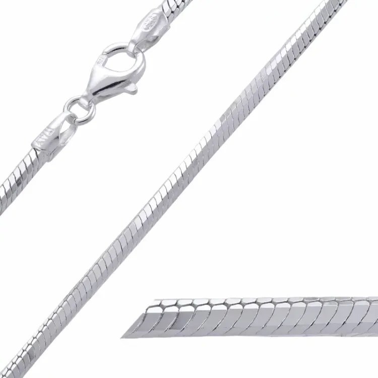 BNH slangenarmband in zilver 17 cm x 1,9 mm