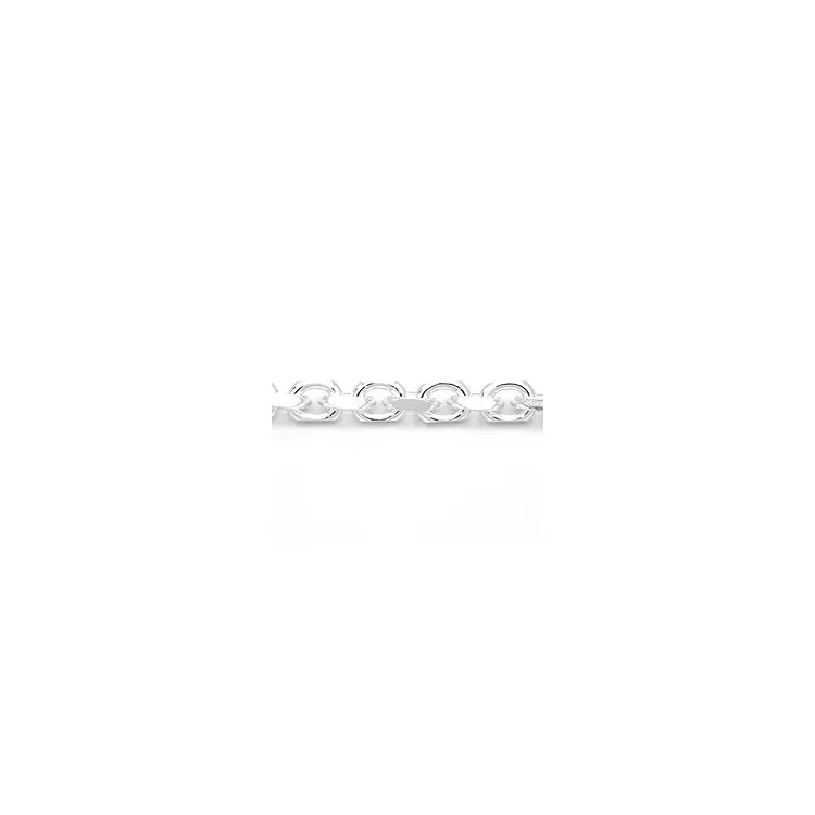 Ankerarmband in zilver 21 cm x 6,6 mm