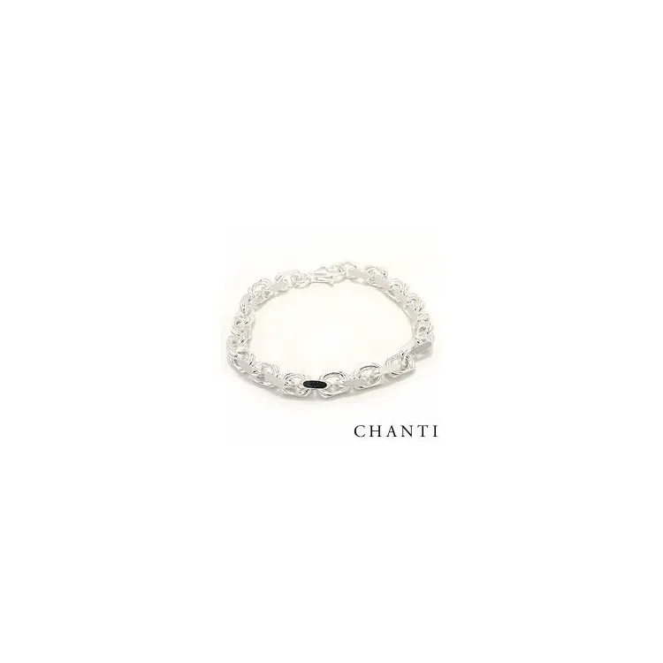 Ankerarmband in zilver 21 cm x 6,6 mm