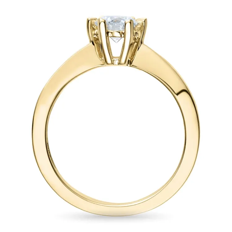 1,00 ct lab grown diamant ring in 14 karaat goud 1,00 ct