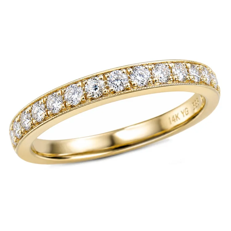 lab grown diamant ring in 14 karaat goud 0,27 ct