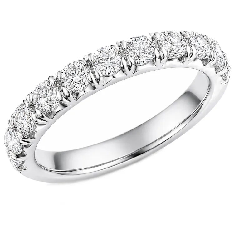 lab grown diamant ring in 14 karaat witgoud 1,0 ct