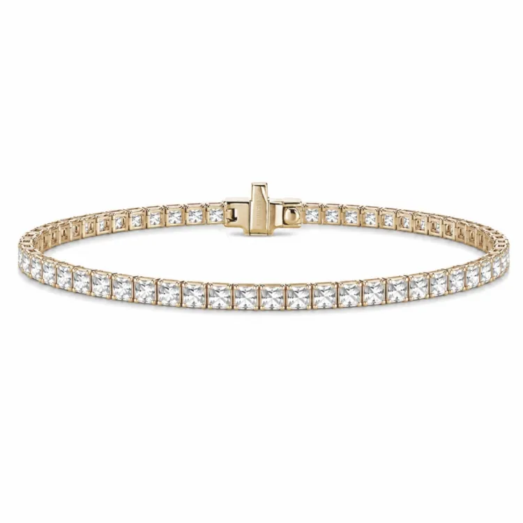 tennisarmband 3,14 ct in 14 karaat goud