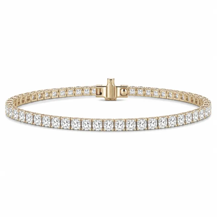 tennisarmband 4,36 ct in 14 karaat goud