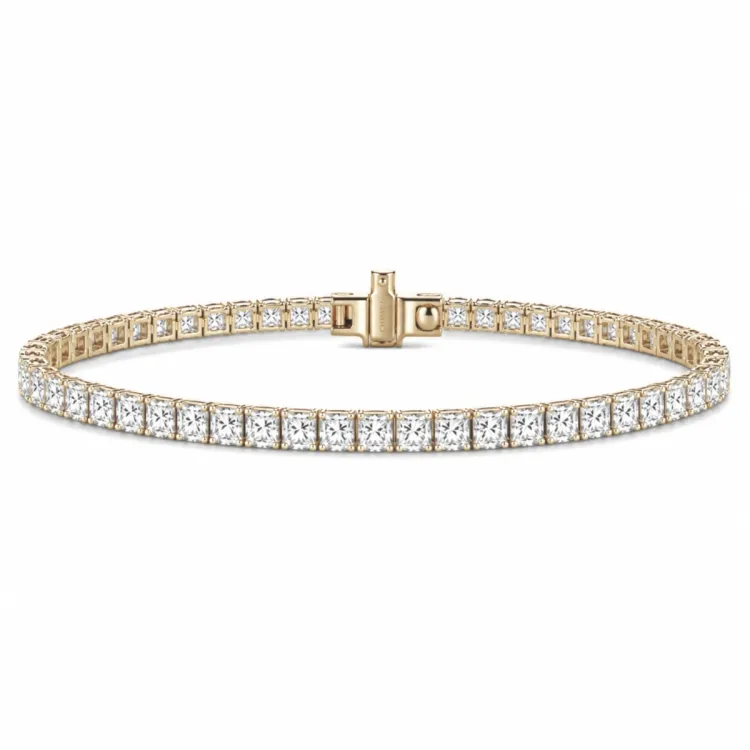 tennisarmband 5,36 ct in 14 karaat goud
