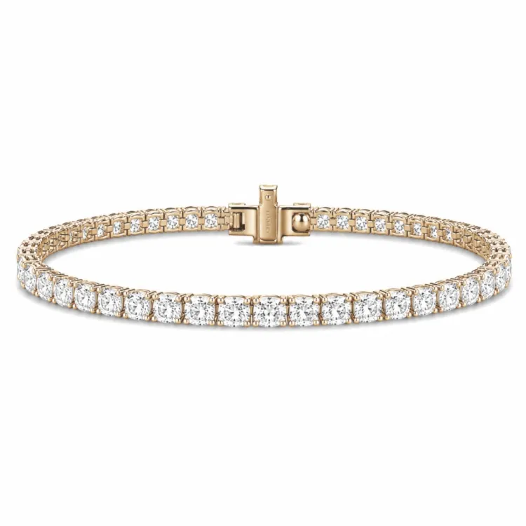 tennisarmband 6,22 ct in 14 karaat goud