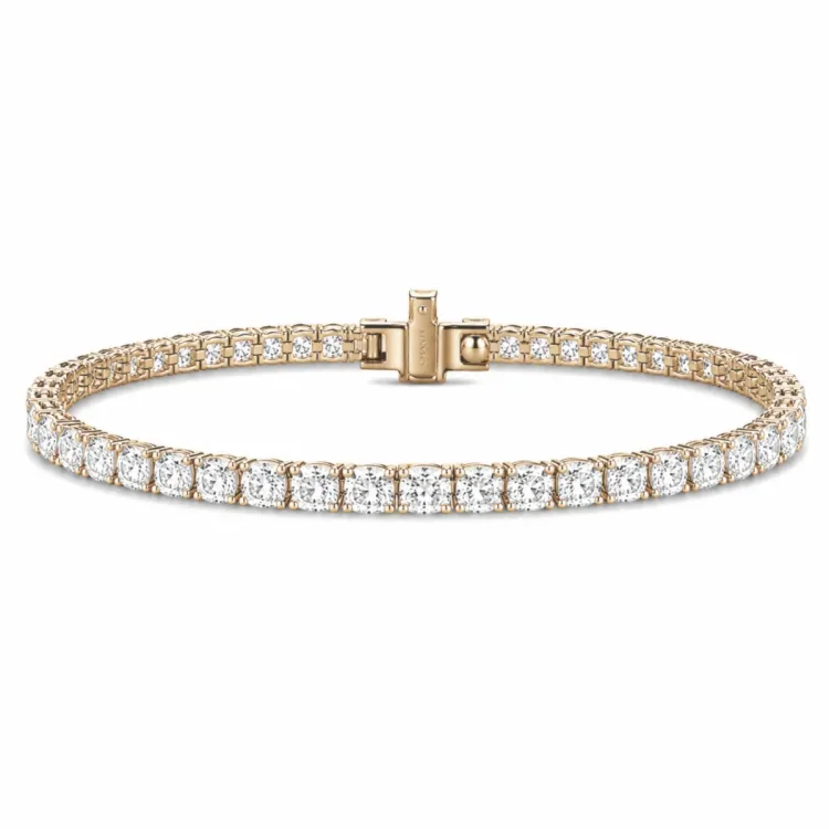 tennisarmband 6,61 ct in 14 karaat goud