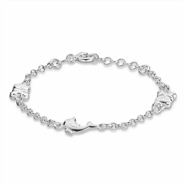 kinder armband in zilver