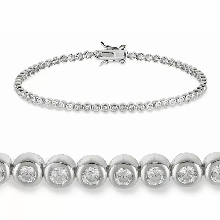 zirkoon tennisarmband in zilver x 3,2 mm