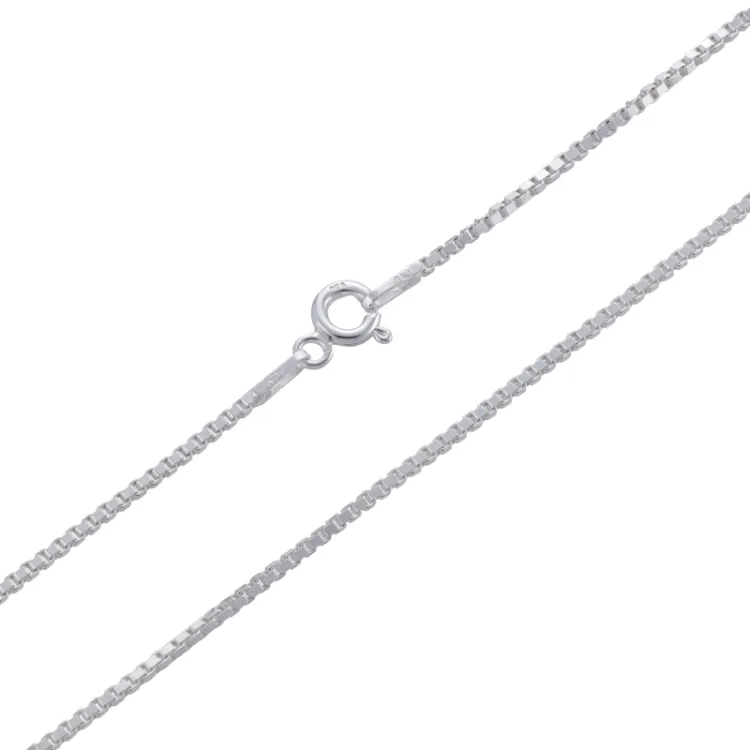 venetiaanse ketting in zilver 42 cm x 1,2 mm