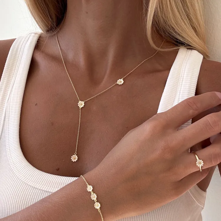 margriet ring in verguld sterlingzilver - Maggie