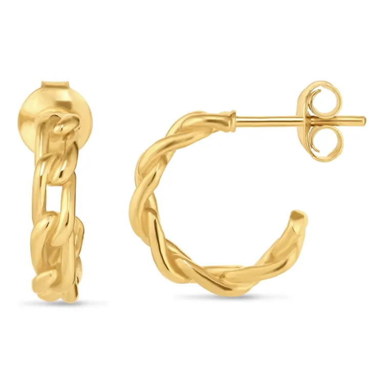 halfcreool in verguld zilver