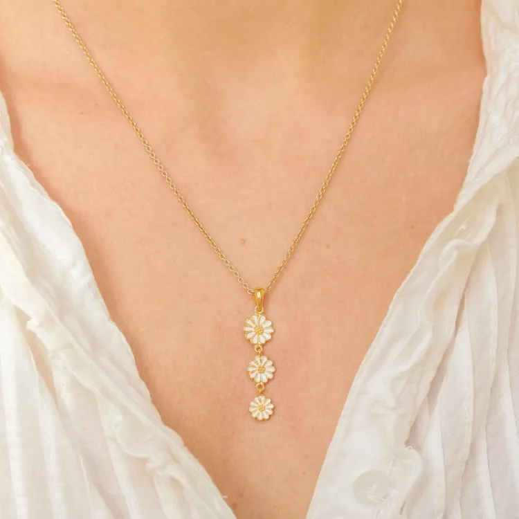 margriet ketting in verguld sterlingzilver - Maggie
