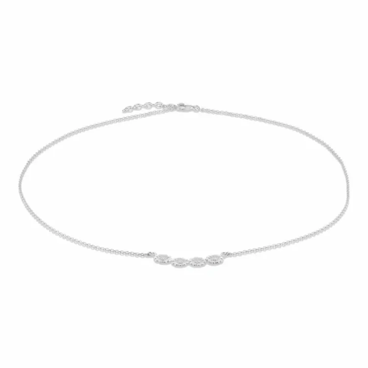 margriet ketting met hanger in zilver - Maggie