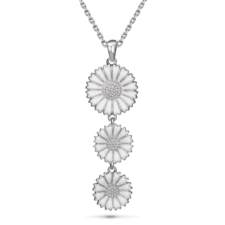 margriet ketting in zilver - Marie