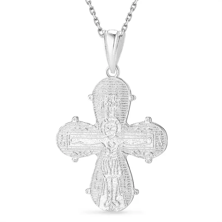 dagmarkruis ketting in zilver - Amoré